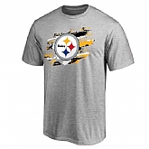 Men's Pittsburgh Steelers NFL Pro Line True Color T-Shirt Heathered Gray,baseball caps,new era cap wholesale,wholesale hats